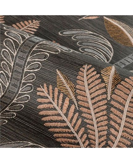Ref.78180406 ambiente real de palmeras art déco racines, sobre fondo Marrón en tonos Beige y Ocre