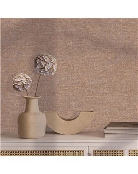 Ref.TN29008 estancia decorada con liso Beige y fondo Marrón, terra nova