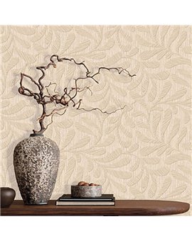 Ref.TN29050 foto de ambiente hojas delicadas terra nova en tono Beige