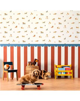 Papel Pintado HAPPY KIDS CLUB Ref. F-HKC107720864.