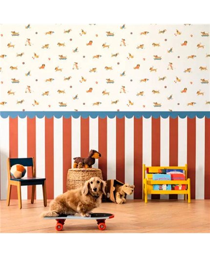 Papel Pintado HAPPY KIDS CLUB Ref. F-HKC107720864.