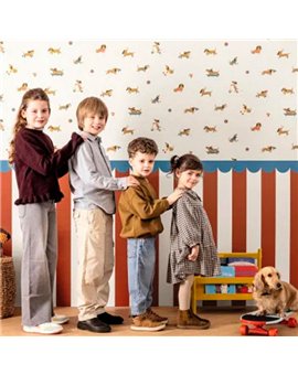 Papel Pintado HAPPY KIDS CLUB Ref. F-HKC107720864.