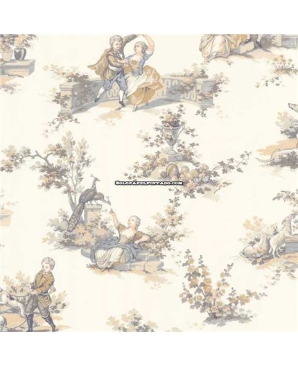 Papel Pintado LES BELLES TOILES DE JOUY 2 Ref. BTJD201731919.