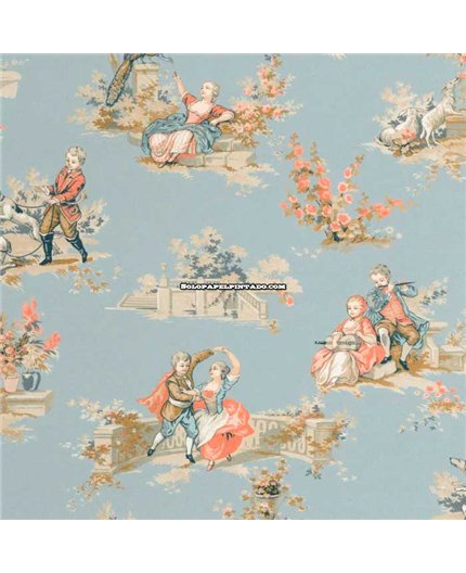 Papel Pintado LES BELLES TOILES DE JOUY 2 Ref. BTJD201736515.