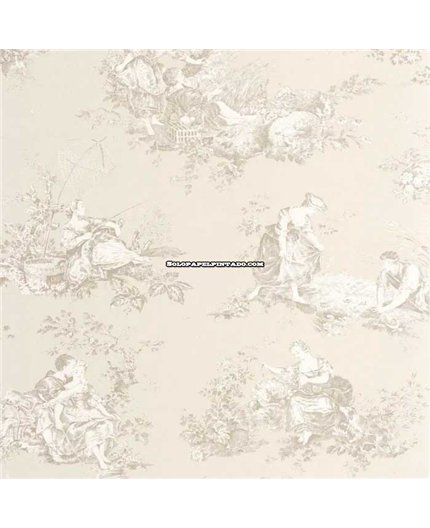 Papel Pintado LES BELLES TOILES DE JOUY 2 Ref. BTJD87911212.