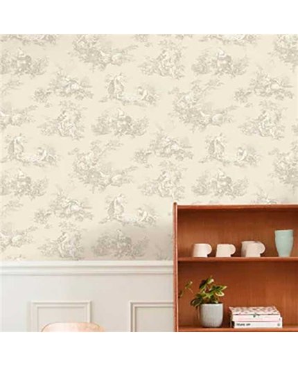 Papel Pintado LES BELLES TOILES DE JOUY 2 Ref. BTJD87911212.