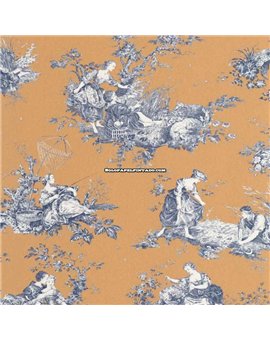 Papel Pintado LES BELLES TOILES DE JOUY 2 Ref. BTJD87912606.