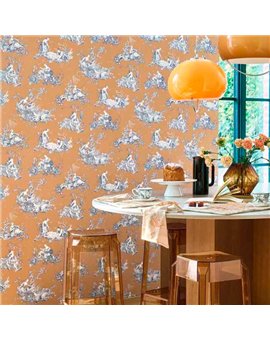 Papel Pintado LES BELLES TOILES DE JOUY 2 Ref. BTJD87912606.