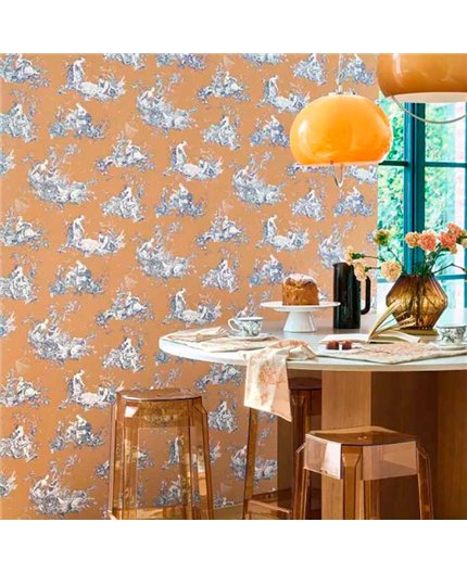 Papel Pintado LES BELLES TOILES DE JOUY 2 Ref. BTJD87912606.
