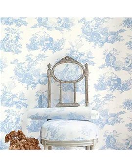 Papel Pintado LES BELLES TOILES DE JOUY 2 Ref. BTJD87916217.