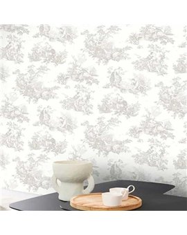 Papel Pintado LES BELLES TOILES DE JOUY 2 Ref. BTJD87919103.