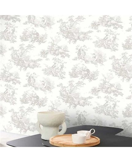 Papel Pintado LES BELLES TOILES DE JOUY 2 Ref. BTJD87919103.