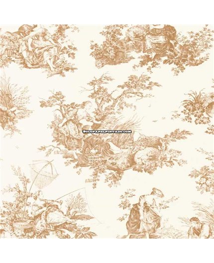 Papel Pintado LES BELLES TOILES DE JOUY 2 Ref. BTJD87911318.