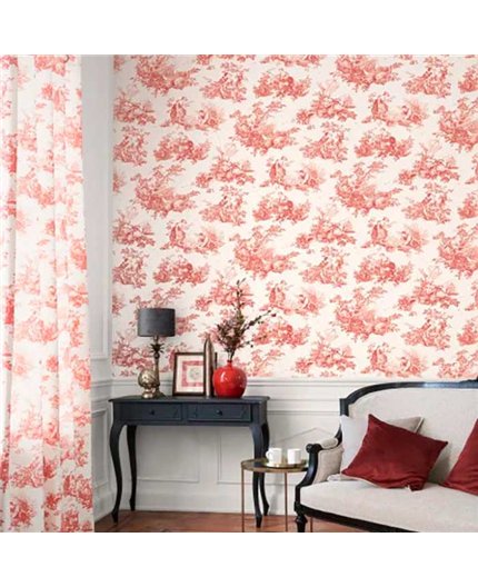Papel Pintado LES BELLES TOILES DE JOUY 2 Ref. BTJD87918201.