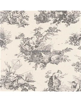 Papel Pintado LES BELLES TOILES DE JOUY 2 Ref. BTJD87919612.