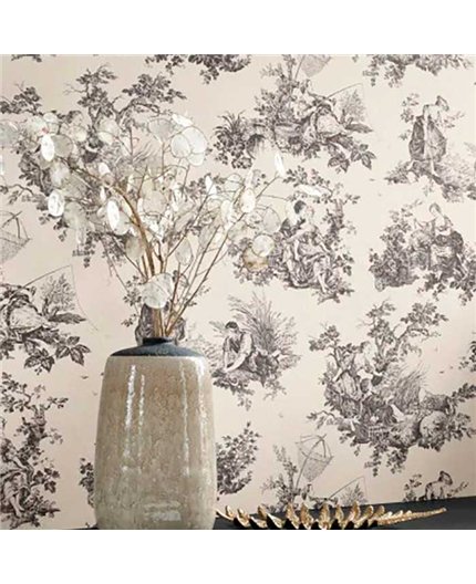Papel Pintado LES BELLES TOILES DE JOUY 2 Ref. BTJD87919612.