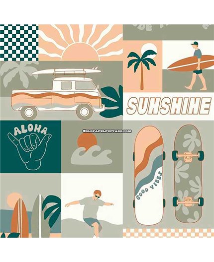 Papel Pintado FUNNY WALLS V Ref. 250-6068.