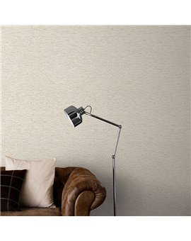 Ref.NATU-046 ambiente real de mosaico teselas natura, sobre fondo Beige en tonos Beige y Brillos