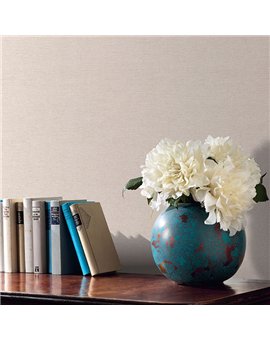 Ref.NATU-062 ambiente con natura liso lino en tono Beige