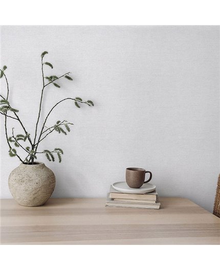 Ref.NATU-067 ambiente con natura liso lino en Gris