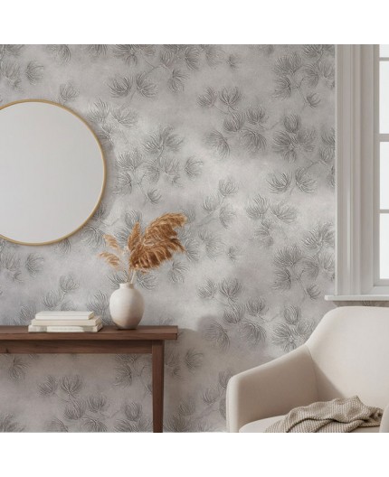 Ref.SILE-022 ambiente con silence ramas de pino en Gris