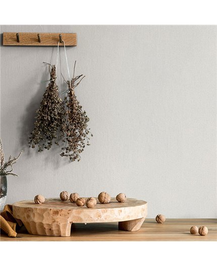 Ref.SILE-036 ambiente real de liso mate silence, en tono Topo