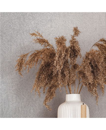 Ref.SILE-039 ambiente con silence rayado fino acabado Gris