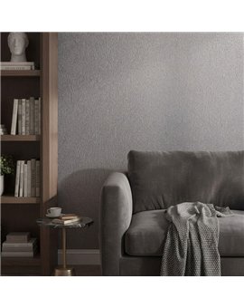 Ref.SILE-041 estancia decorada con rayado fino en Topo, silence
