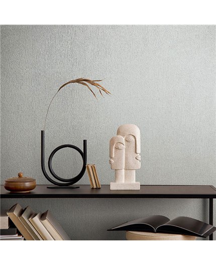 Ref.SILE-048 estancia decorada con rayado fino en Gris, silence