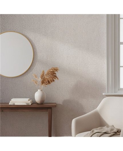 Ref.SILE-066 ambiente real de rayado fino silence, acabado Beige