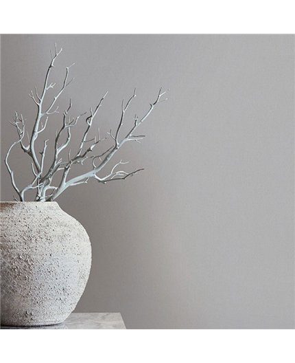Ref.SILE-072 estancia decorada con liso mate en Gris, silence