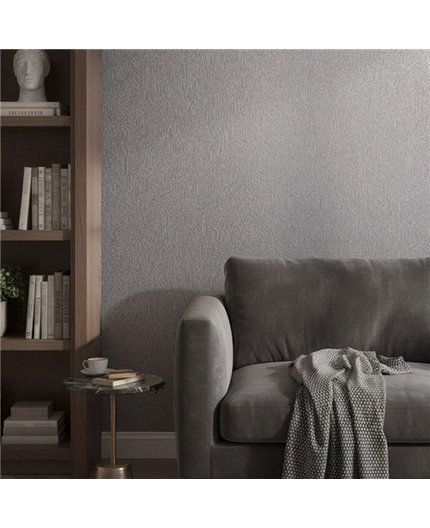 Ref.SILE-041 estancia decorada con rayado fino en Topo, silence