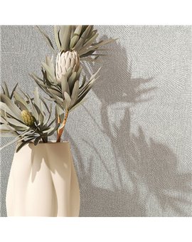 Ref.SILE-048 ambiente real de rayado fino silence, acabado Gris