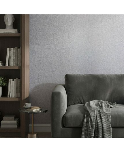 Ref.SILE-050 ambiente real de rayado fino silence, en tono Topo