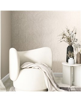 Ref.SILE-056 ambiente real de rayado fino silence, acabado Beige