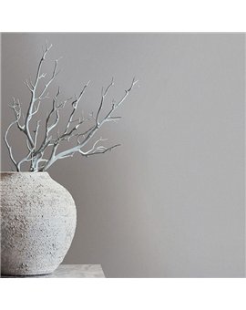 Ref.SILE-072 estancia decorada con liso mate en Gris, silence