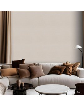 Ref.NATU-002 ambiente real de liso lino natura, en tono Beige
