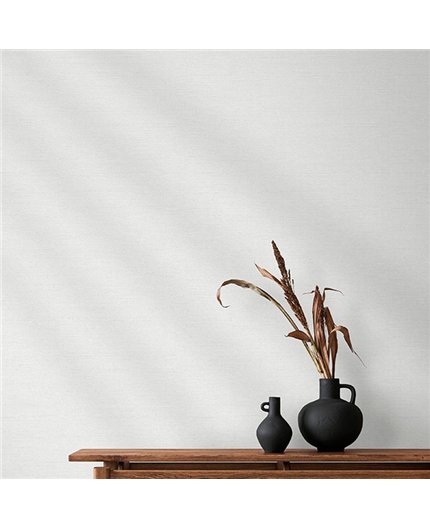 Ref.NATU-005 ambiente con natura liso lino acabado Blanco Roto