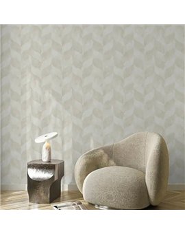 Ref.LR2400 ambiente real de ondas geométricas lirico, sobre fondo Beige en tonos Topo