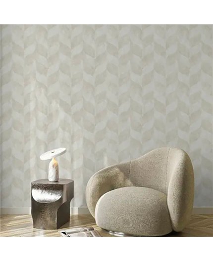 Ref.LR2400 ambiente real de ondas geométricas lirico, sobre fondo Beige en tonos Topo