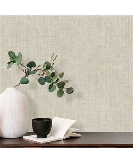 Ref.LR7807 foto de ambiente liso lino lirico fondo Beige con Marrón