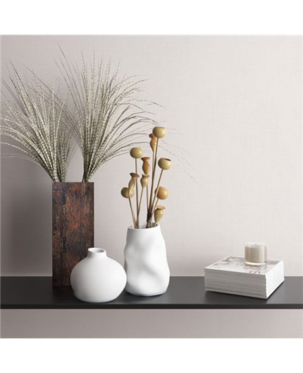 Ref.SP3332 ambiente con supreme liso lino en Blanco Roto