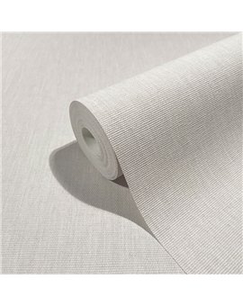 Ref.SP3963 ambiente real de liso lino supreme, sobre fondo Topo en tonos Blanco Roto