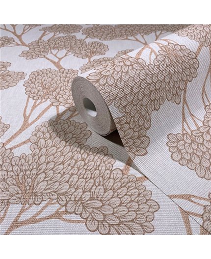 Ref.SP7040 foto de ambiente árbol oriental supreme fondo Topo con Beige y Marrón