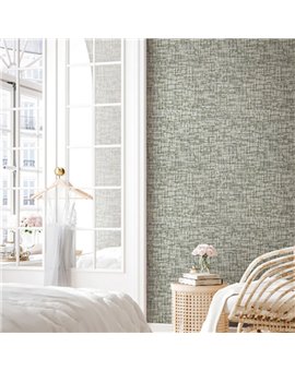 Ref.SP7031 ambiente con supreme efecto tweed Blanco sobre fondo Verde