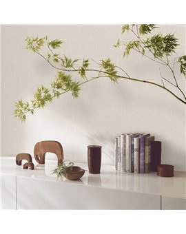 Ref.SP3325 foto de ambiente liso lino supreme fondo Blanco Roto con Gris
