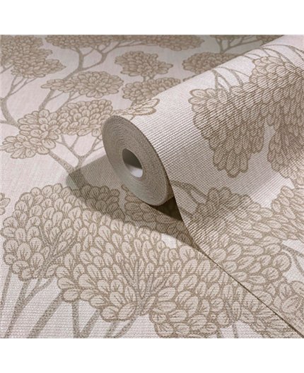 Ref.SP7038 ambiente real de árbol oriental supreme, sobre fondo Beige en tonos Topo
