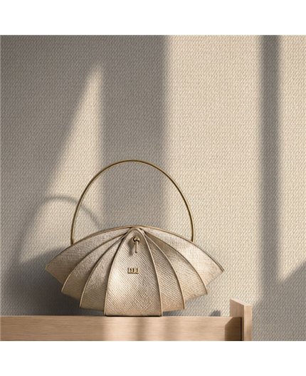 Ref.SP7016 estancia decorada con tejido tapicería Blanco Roto y fondo Beige, supreme