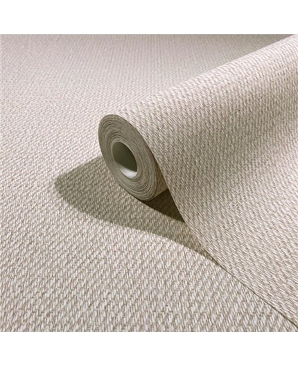 Ref.SP7016 ambiente real de tejido tapicería supreme, sobre fondo Beige en tonos Blanco Roto