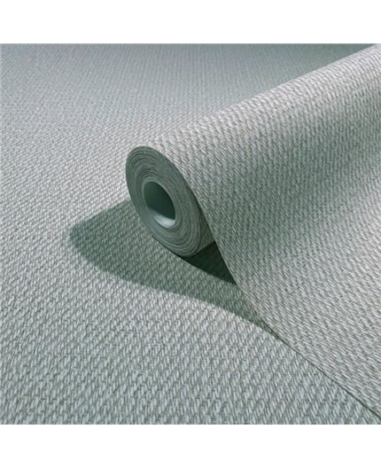 Ref.SP7019 estancia decorada con tejido tapicería Verde y fondo Gris, supreme